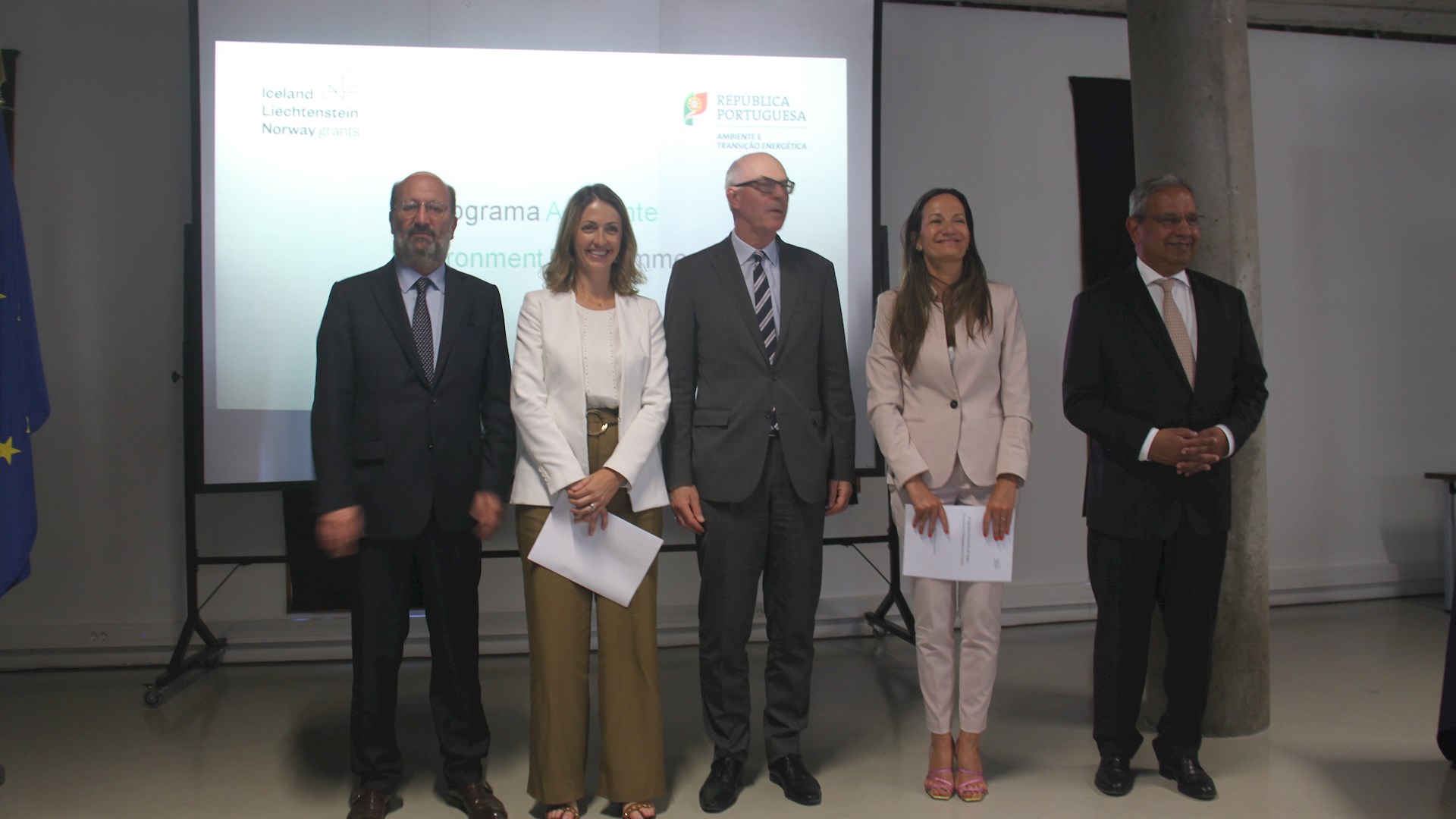 EEA Grants - Programa Ambiente: Apresentação pública e assinatura do contrato de implementação