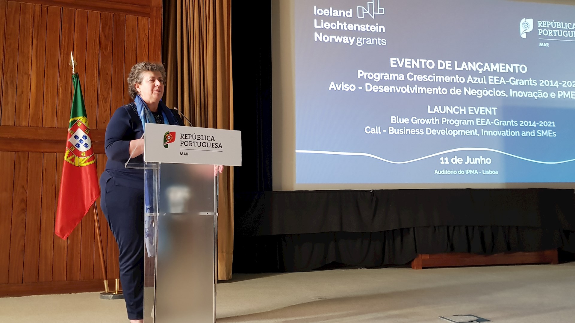 Sessão de Lançamento do Programa EEA-Grants 2014-2021 “Crescimento Azul” e Aviso - Desenvolvimento de Negócios, Inovação e PME’s