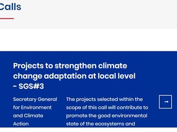 New submission dates for applications to Environment Programme