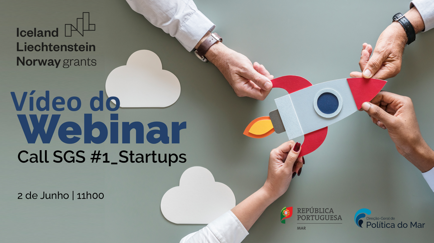 Vídeo do webinar: Apoio às iniciativas que promovam o crescimento de Startups