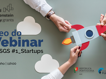 Vídeo do webinar: Apoio às iniciativas que promovam o crescimento de Startups