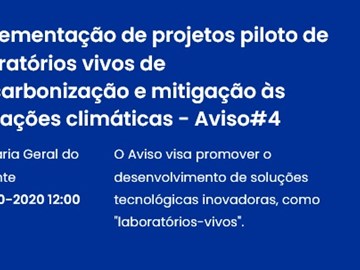 O prazo para submissão de candidaturas ao Aviso de Concurso #4 foi prorrogado