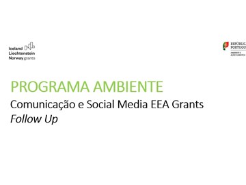 Um Desafio de Comunicação aos Projetos do Programa Ambiente