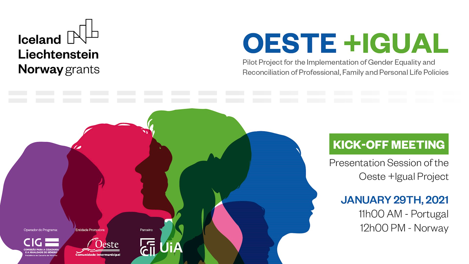 Oeste + Igual Project kick-off meeting 