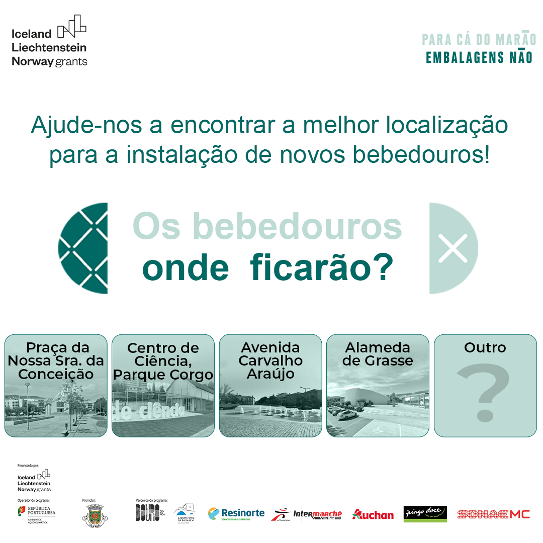 Projeto “Para cá do marão embalagens não!” Lança campanha de auscultação à população até ao dia 22 de fevereiro 