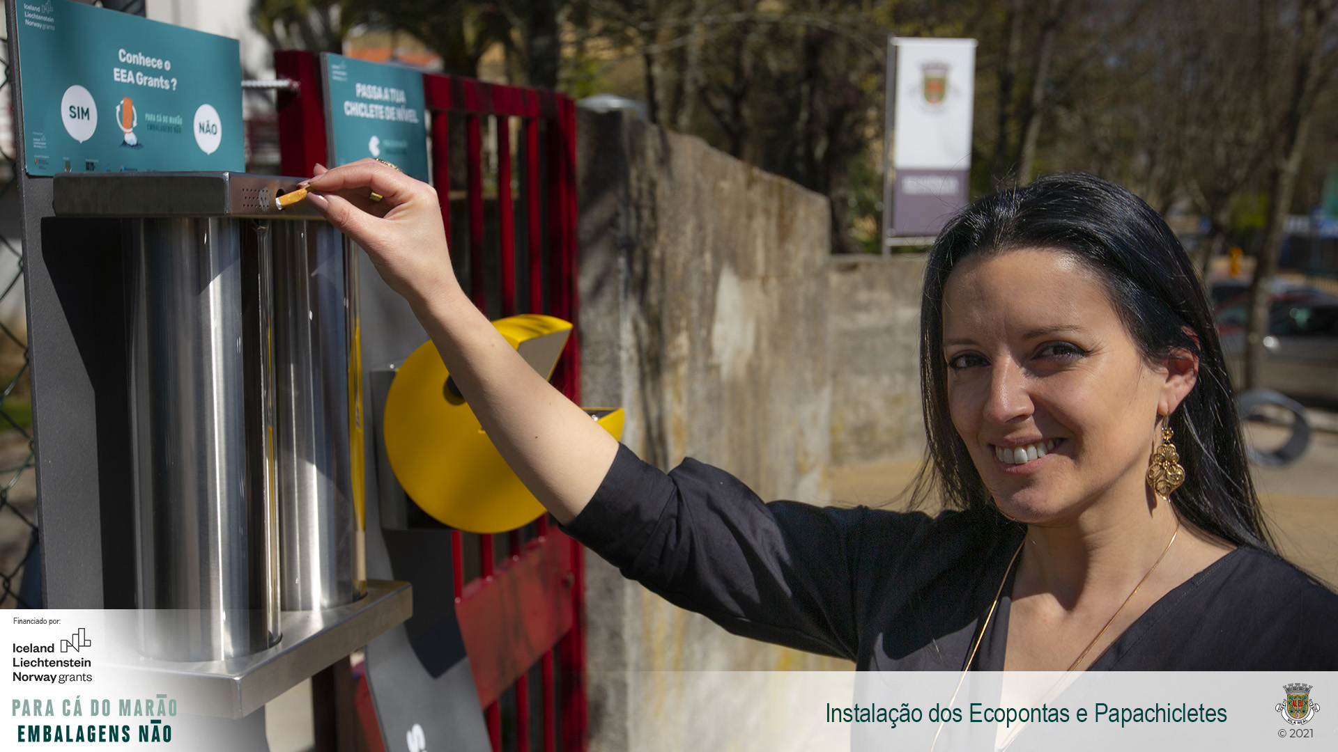 Município de Vila Real comemora Dia Mundial da Água com a apresentação das estruturas de ecopontas e papachicletes