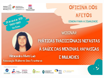 Webinar Práticas Tradicionais Nefastas à Saúde de Meninas, Raparigas e Mulheres