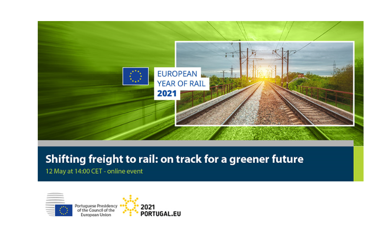 Conferência online "Shifting freight to rail: on track for a greener future"