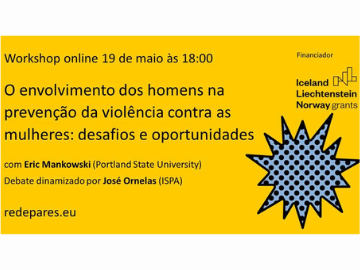 Rede Pares aborda o envolvimento dos homens nos programas de prevenção da violência contra as mulheres 
