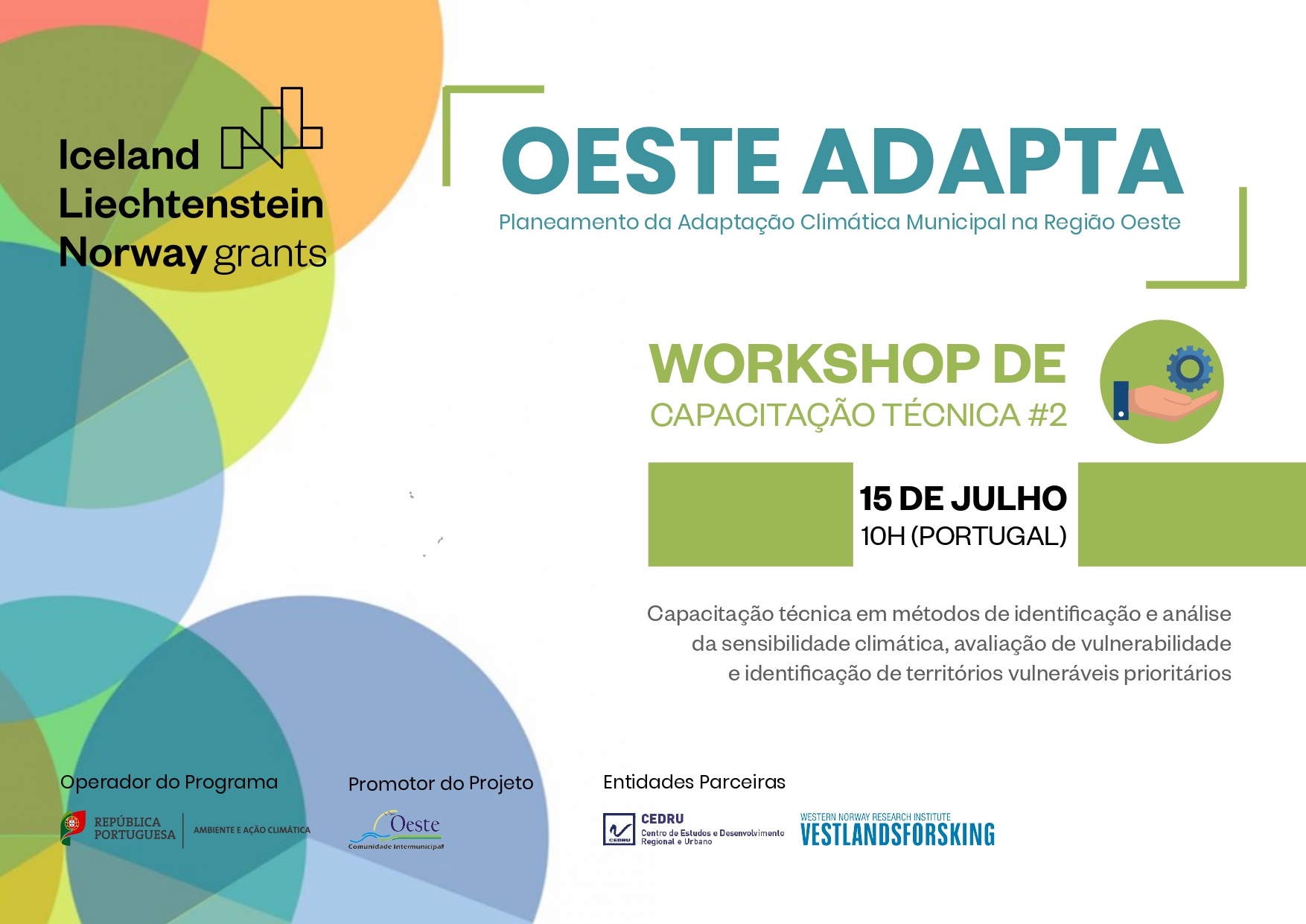 Workshop de capacitação técnica #2 para a adaptação do território do Oeste às alterações climáticas