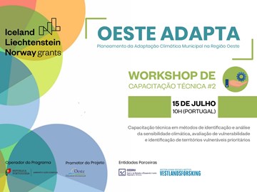 Workshop de capacitação técnica #2 para a adaptação do território do Oeste às alterações climáticas
