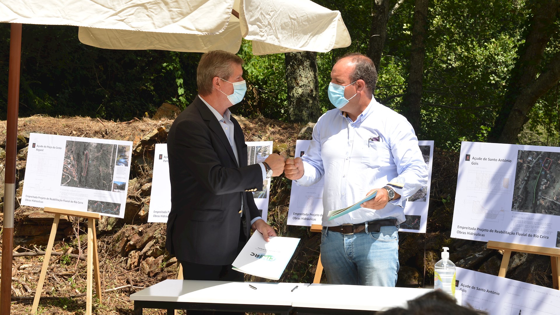 Assinatura do auto de consignação da empreitada de Reabilitação Fluvial do Rio Ceira