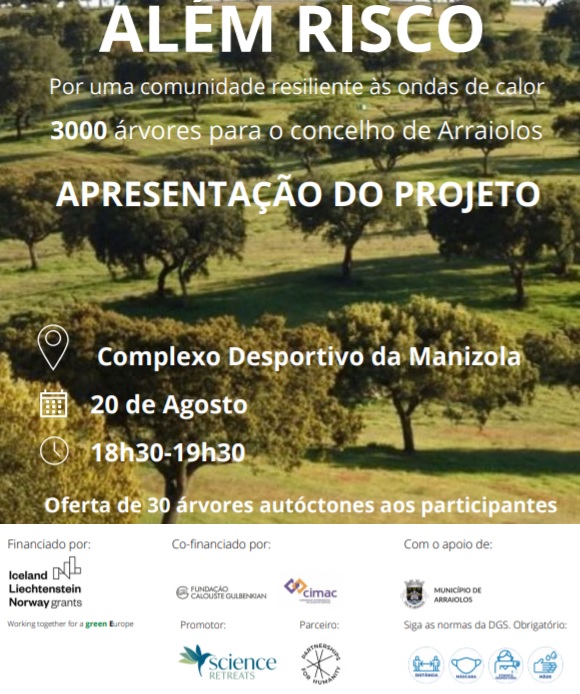 Sessão de apresentação do projeto Além Risco em Arraiolos