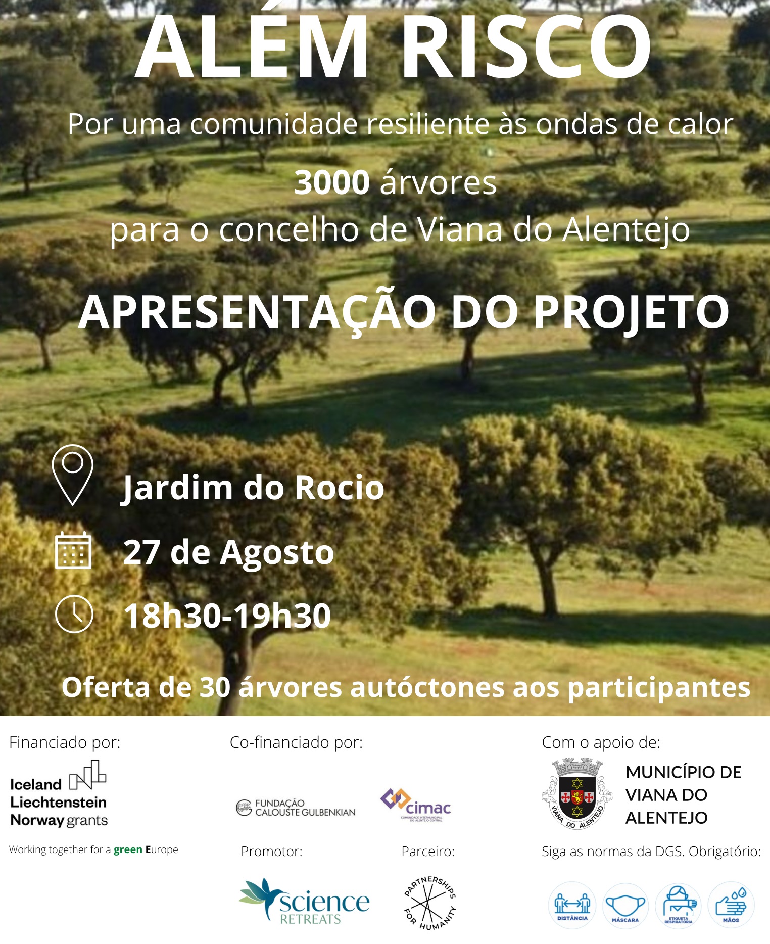 Apresentação pública do Projeto Além Risco em Viana do Alentejo