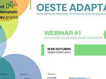 OesteCIM vai realizar primeiro Webinar do Projeto Oeste Adapta