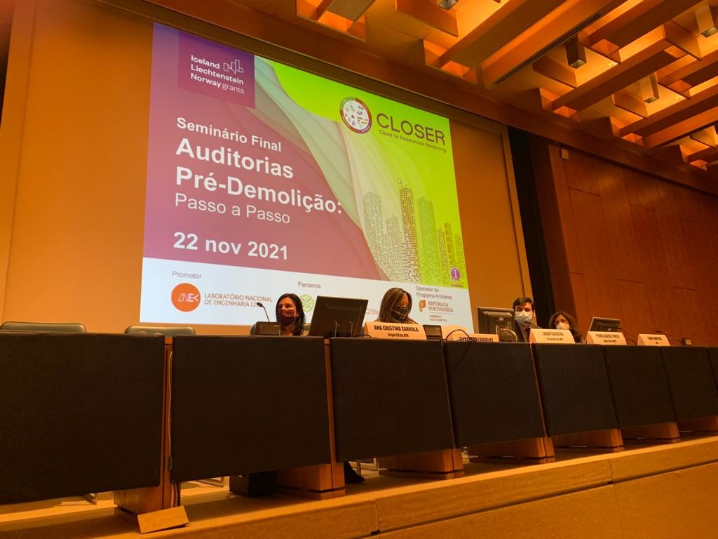 Seminário Final Closer: Auditorias Pré-Demolição