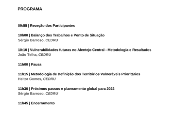 Webinar #4 – Territórios Vulneráveis Prioritários