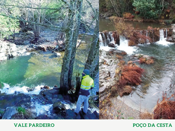 Açudes no rio Ceira foram reparados para mitigar as consequências das fortes chuvas