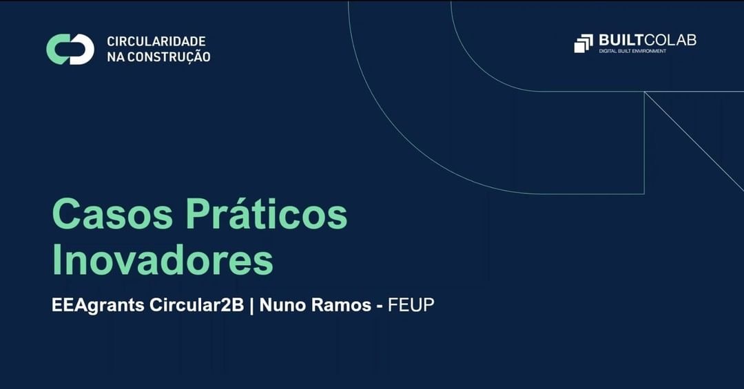 Circular2B participa em Workshop "Inovação para uma construção mais circular" organizado pelo BUILT CoLAB