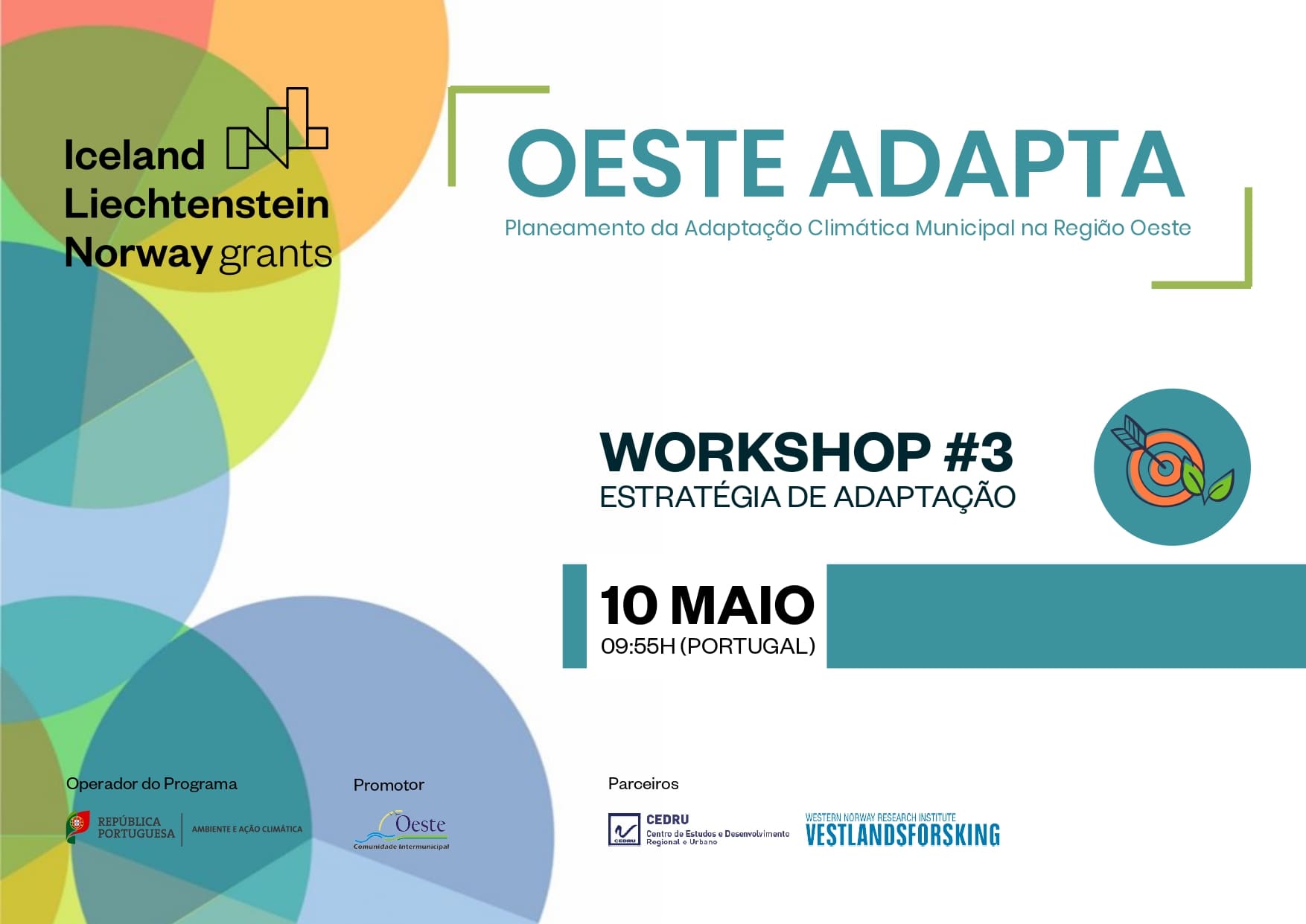 Adaptação às Alterações Climáticas na Região Oeste - terceiro workshop com Técnicos Municipais