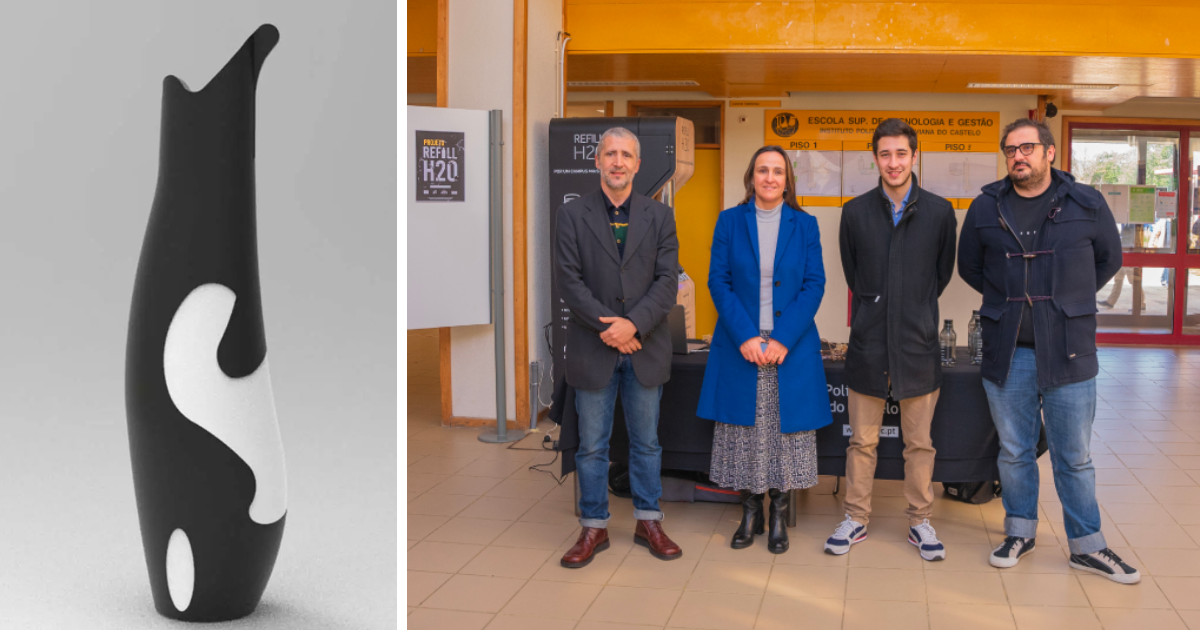 Garrafa desenvolvida no âmbito do projeto Refill H2O ganha prémio internacional