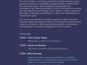 Mesa Redonda: Perspetivas sobre a Gestão do Litoral 