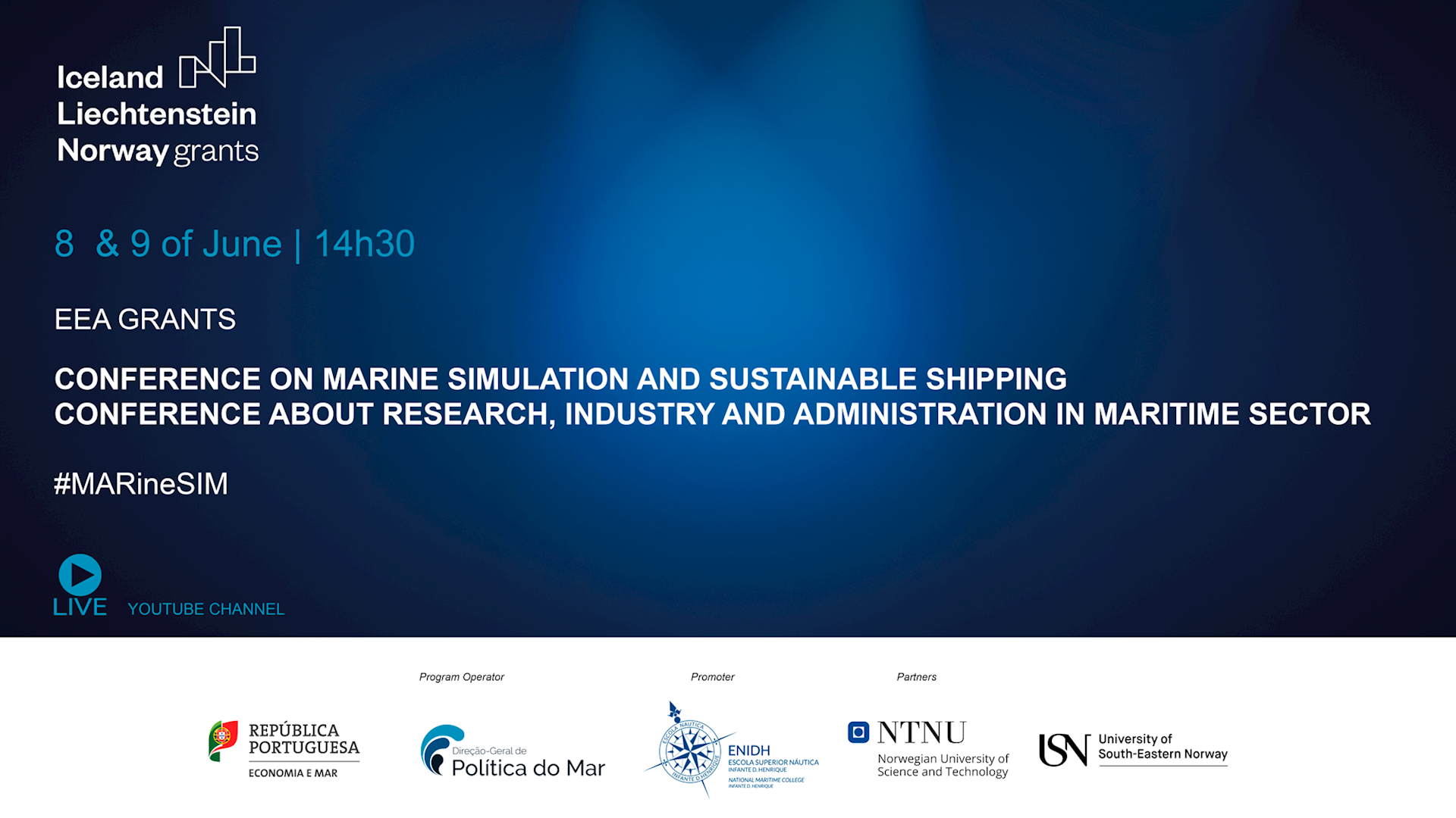 EEA GRANTS International Conference on Marine Simulator Training and Sustainable Shipping