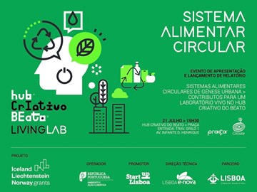 Apresentação do relatório: Sistemas alimentares circulares de génese urbana - Contributos para um laboratório vivo no Hub Criativo do Beato.