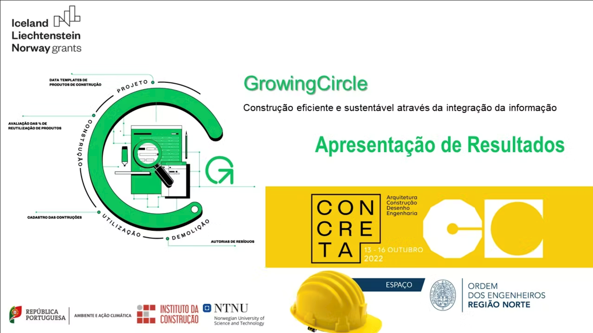 Apresentação de resultados projeto GrowingCircle