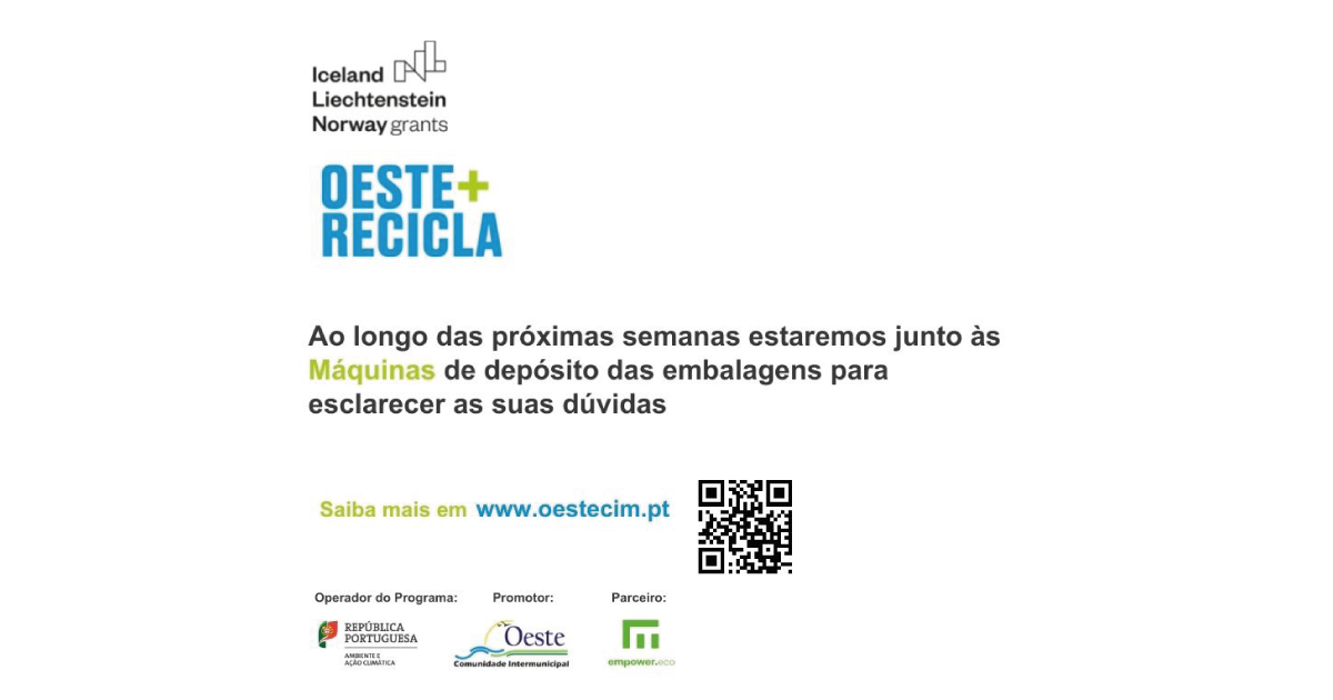 OESTE + RECICLA realiza ações de sensibilização junto da população