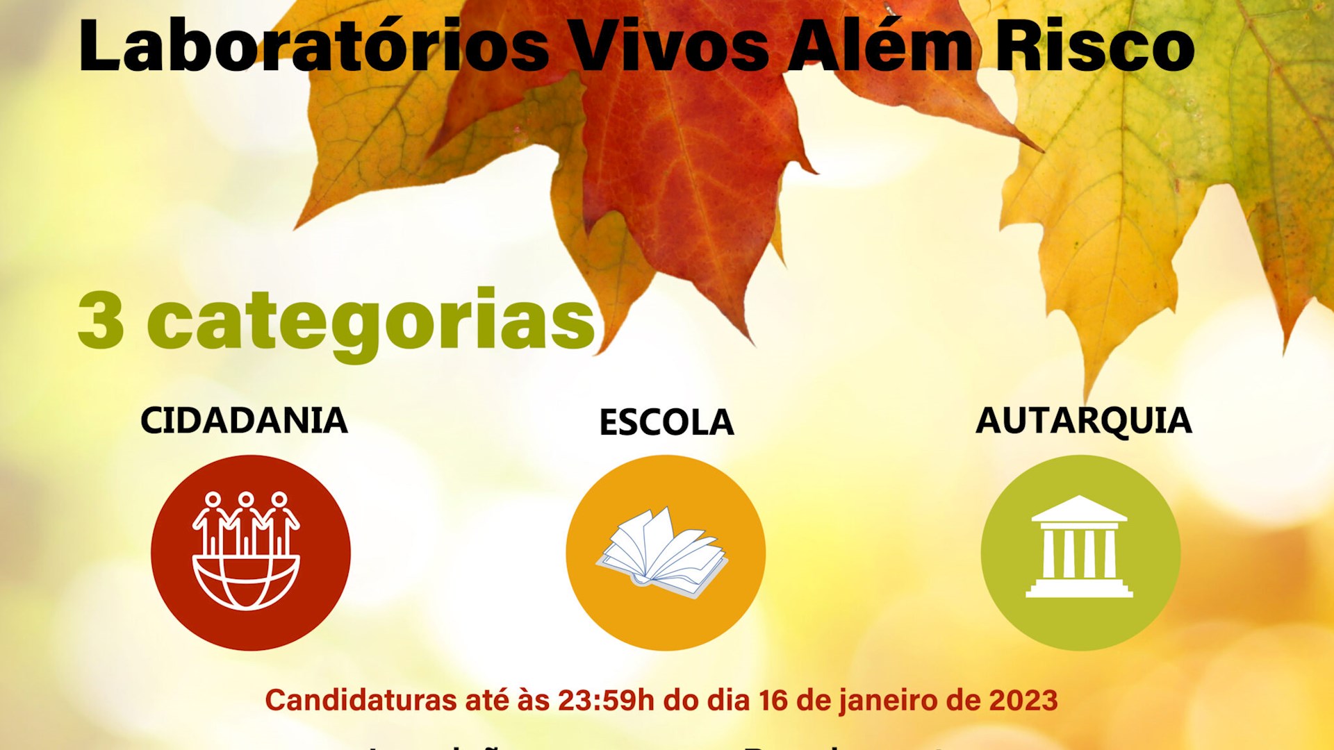 Concurso Laboratórios Vivos Além Risco: Prémios Fernando Moital