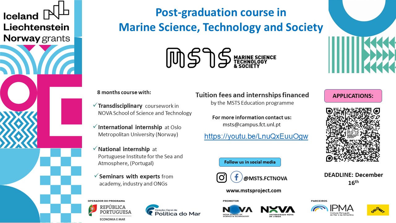 Postgraduate Programme in Marine Sciences, Technology, and Society