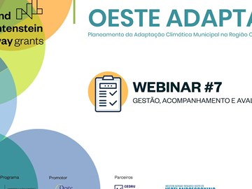 Webinar #7 | Projeto Oeste Adapta