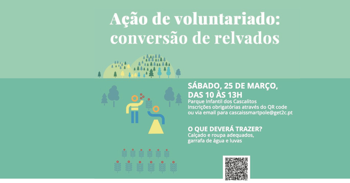 Ação de Voluntariado de Conversão de Relvados
