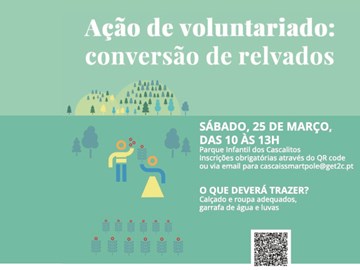 Ação de Voluntariado de Conversão de Relvados
