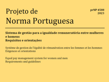 Projeto de norma “Sistema de gestão para a igualdade remuneratória entre mulheres e homens. Requisitos e orientações”