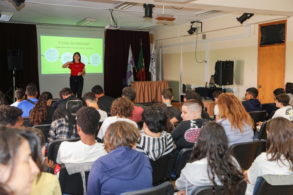 Ação do projeto Clima.AML discute a problemática ambiental das alterações climáticas na escola