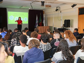 Ação do projeto Clima.AML discute a problemática ambiental das alterações climáticas na escola