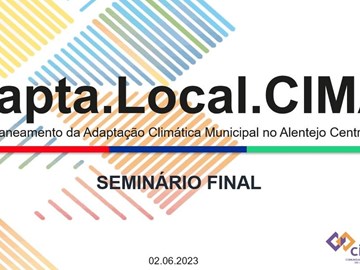 Seminário Final do Projeto Adapta.Local.CIMAC