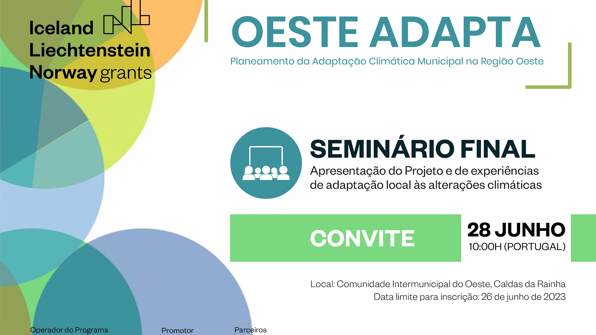 Seminário Final do Projeto Oeste Adapta