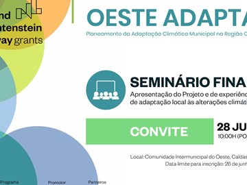 Seminário Final do Projeto Oeste Adapta