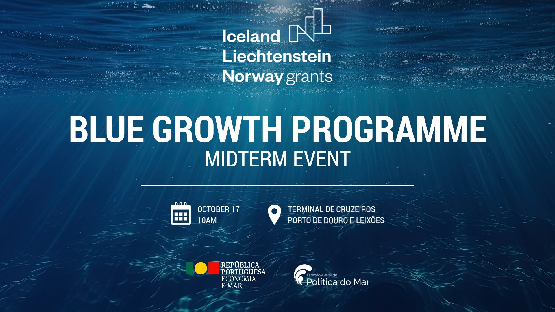 Programa Crescimento Azul dos EEA Grants presente no norte do país para a realização do evento Midterm