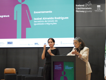 Apresentação da Plataforma Digital EQUAL@WORK no evento do Projeto Equality Platform and Standard