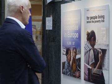 EEA Grants em exposição no Parlamento Europeu