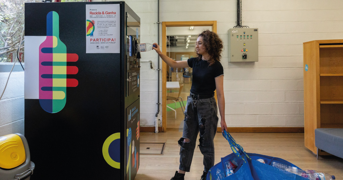 Reciclagem na Universidade de Aveiro Regista Aumento de 250%