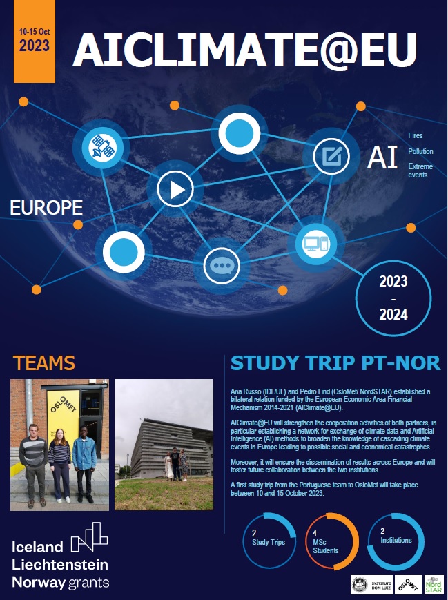 AIClimate@EU - Extreme events in European climate change: towards intelligent climate modelling and forecast across Europe