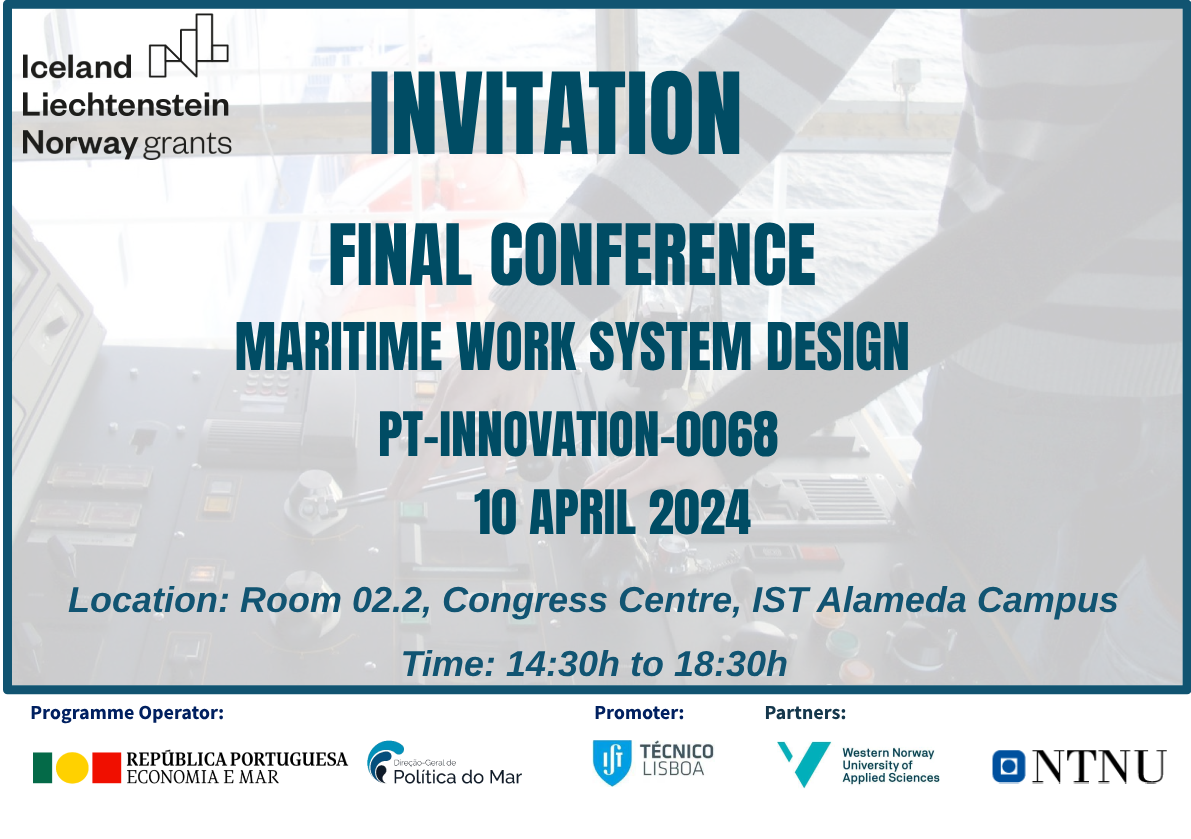 Final Conference Maritime Work System Design