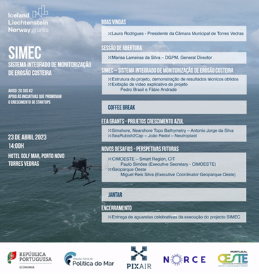 Evento Final do Projeto SIMEC - Sistema Integrado de Monitorização de Erosão Costeira