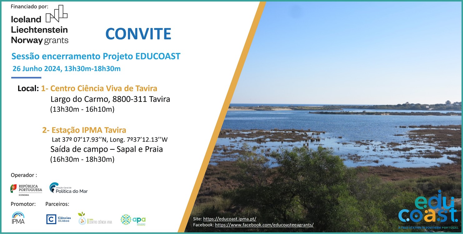 Sessão de Encerramento do projeto EDUCOAST