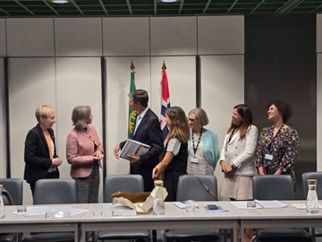 Unidade Nacional de Gestão recebe membros do Parlamento norueguês 
